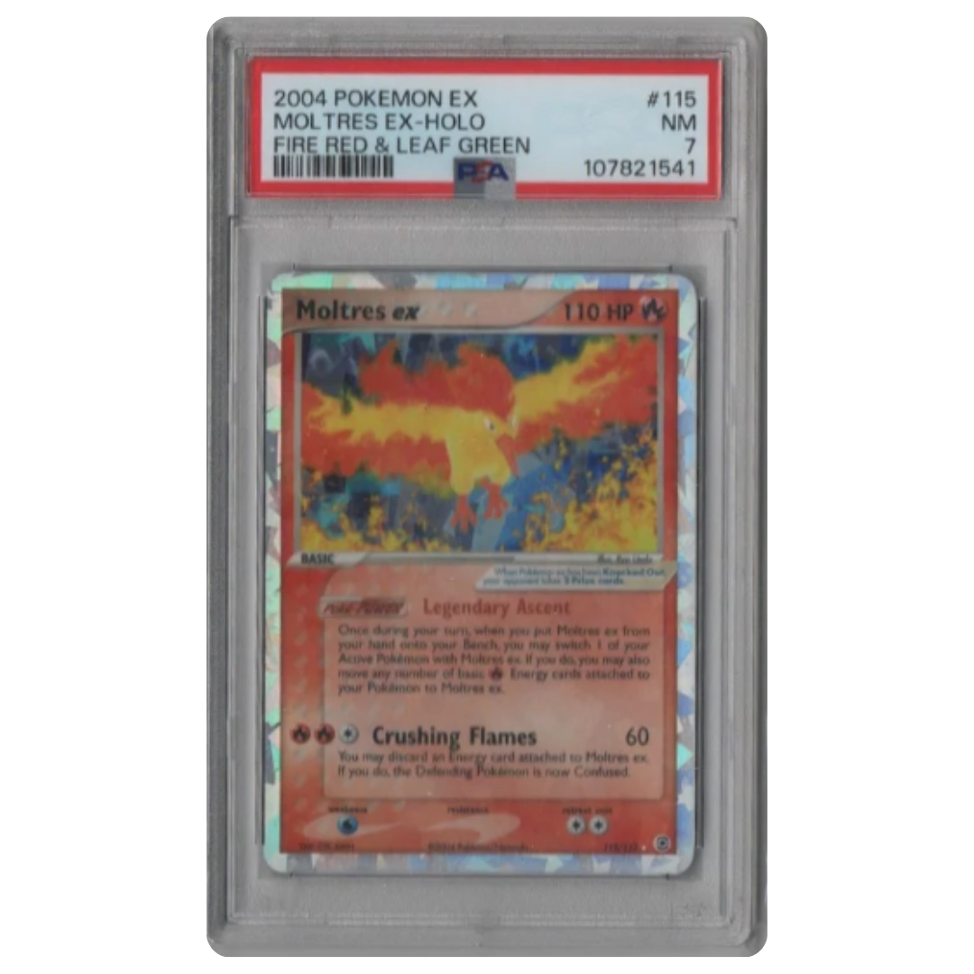 [PSA 7] 2004 Moltres EX Holo #115 - Fire Red & Leaf Green