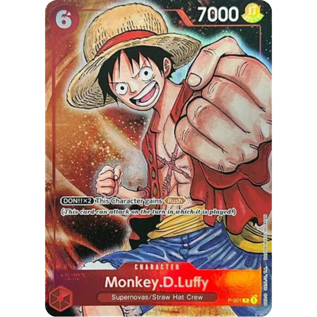 Monkey.D.Luffy (Premium Card Collection -BANDAI CARD GAMES Fest. 23-24 Edition-) (P-001) - One Piece Promotion Cards Foil