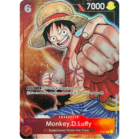 Monkey.D.Luffy (Premium Card Collection -BANDAI CARD GAMES Fest. 23-24 Edition-) (P-001) - One Piece Promotion Cards Foil