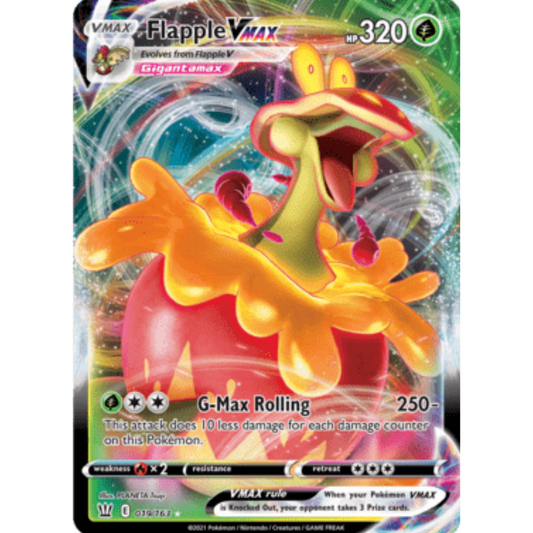 Flapple VMAX (019/163) [Sword & Shield: Battle Styles]