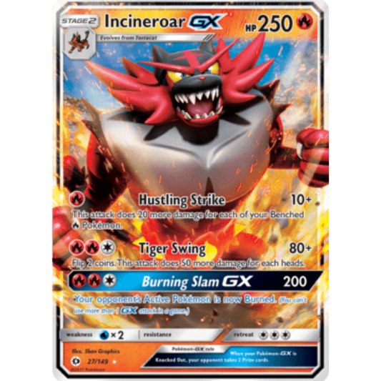 Incineroar GX (27/149) [Sun & Moon: Base Set]