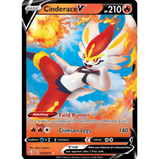 Cinderace V (018/072) [Sword & Shield: Shining Fates]