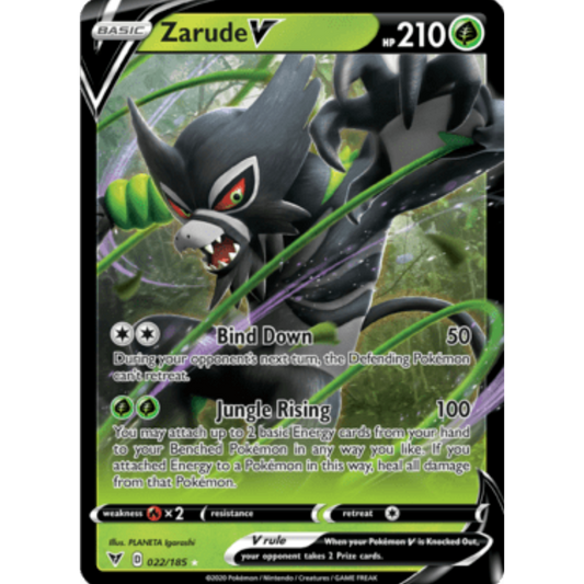 Zarude V (022/185) [Sword & Shield: Vivid Voltage]