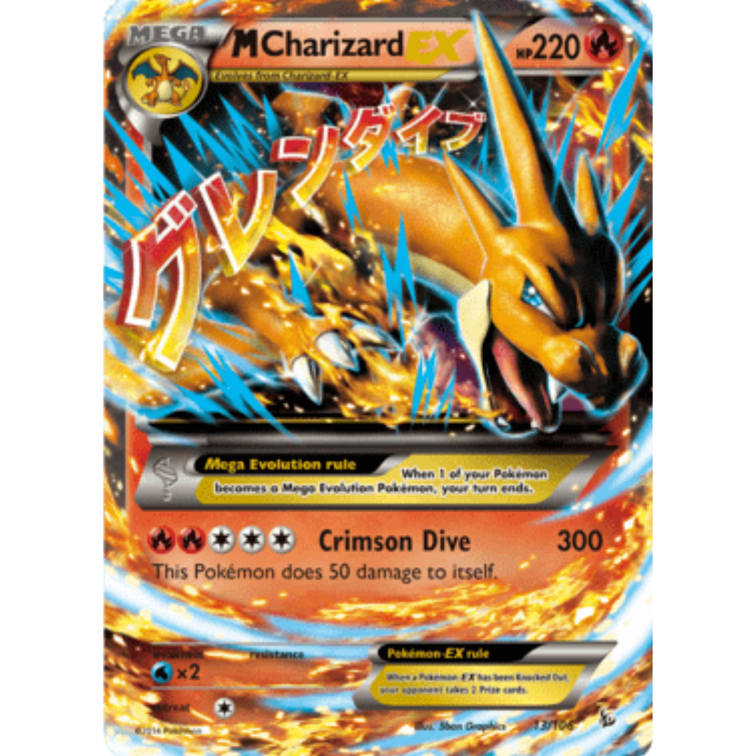 M Charizard EX (Y) 013  - Holofoil XY  Flashfire - Ultra Rare