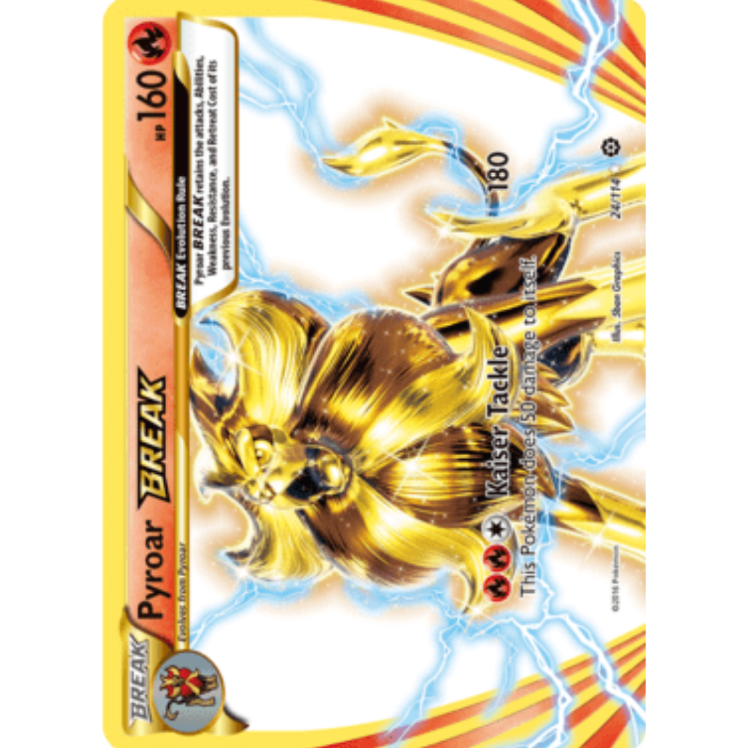 Pyroar BREAK 024/114  - Holofoil XY  Steam Siege - Rare BREAK