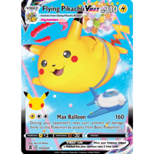 Flying Pikachu VMAX 007/025  - Holofoil Celebrations - Ultra Rare