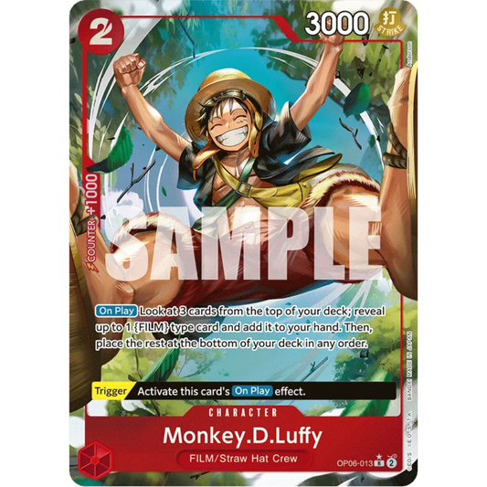 Monkey.D.Luffy (Alternate Art) (OP06-013) - Wings of the Captain Foil