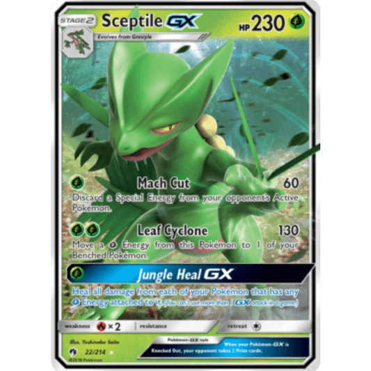Sceptile GX (22/214) [Sun & Moon: Lost Thunder]
