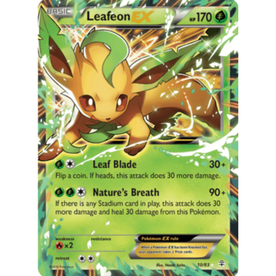 Leafeon EX 010/83  - Holofoil Generations - Ultra Rare