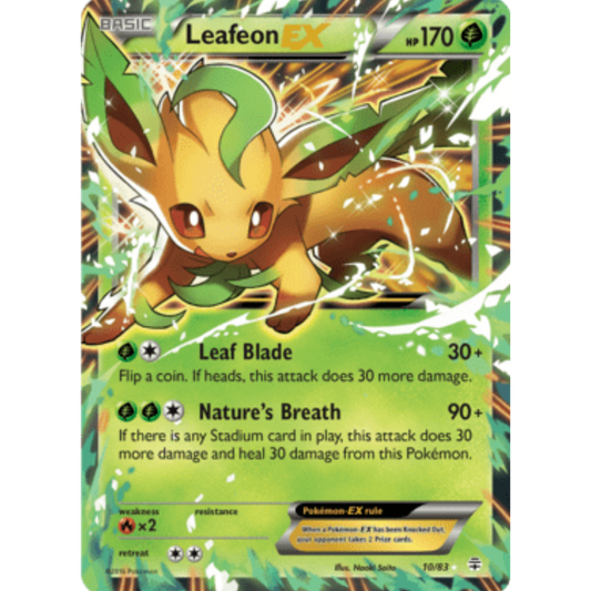 Leafeon EX 010/83  - Holofoil Generations - Ultra Rare