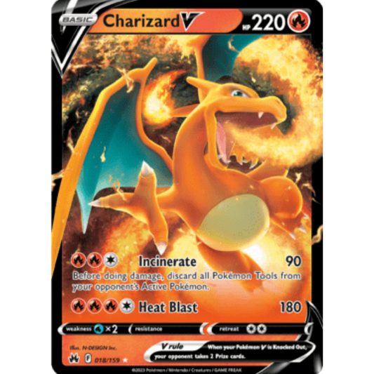 Charizard V (018/159) [Sword & Shield: Crown Zenith]