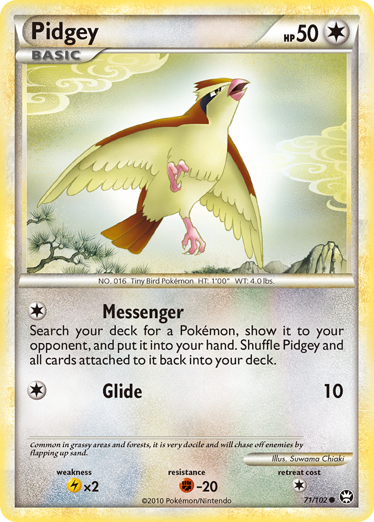 Pidgey/102  Triumphant - Common