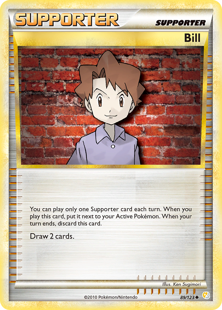 Bill 089  HeartGold SoulSilver - Uncommon