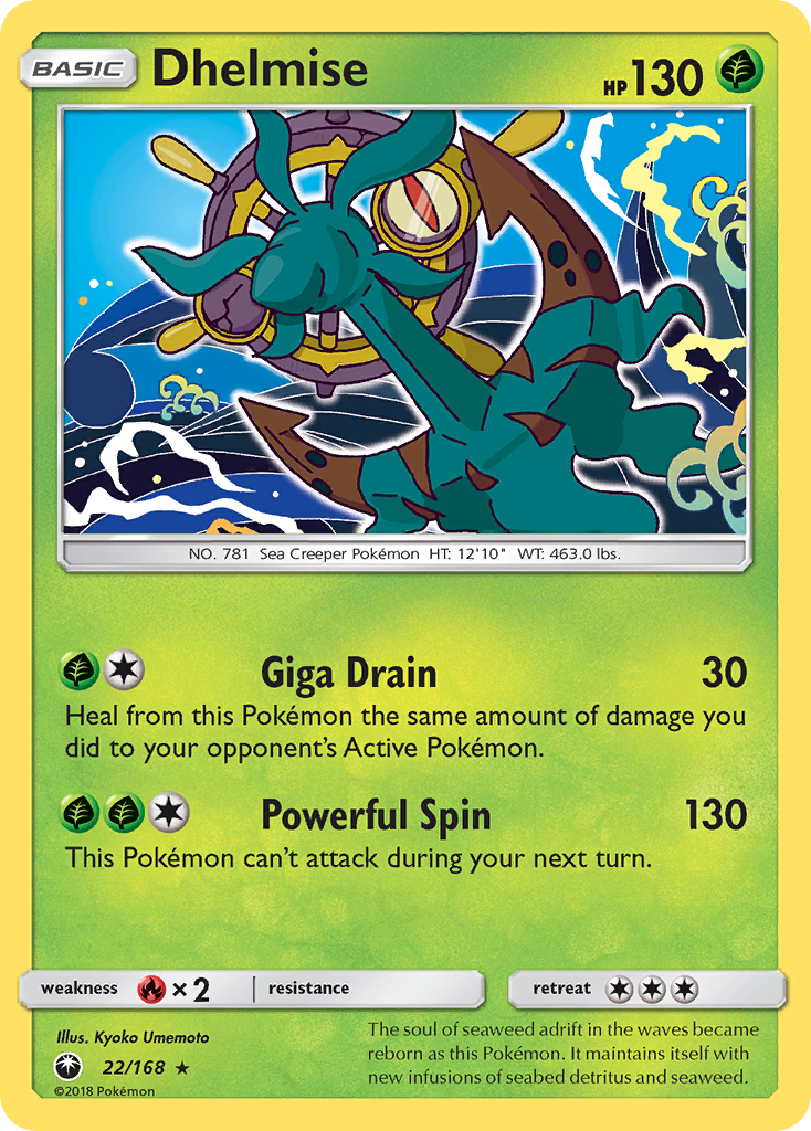 Dhelmise  SM  Celestial Storm - Rare