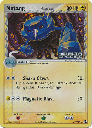 Metang (Delta Species) 049  - Reverse Holofoil Delta Species - Uncommon