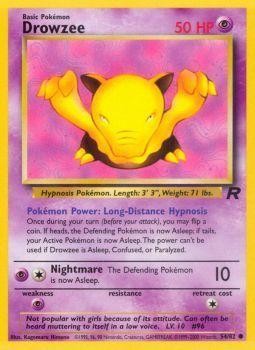 Drowzee 054  - Unlimited Team Rocket - Common