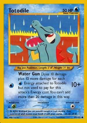 Totodile 085  - Unlimited Neo Destiny - Common