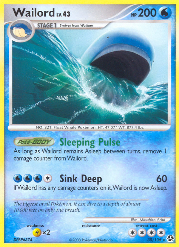 Wailord  Great Encounters - Rare