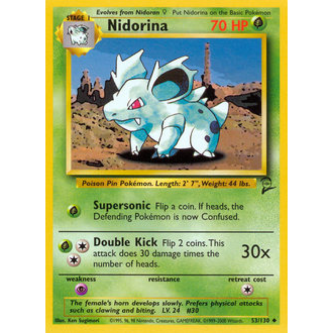 Nidorina 053  Base Set 2 - Uncommon