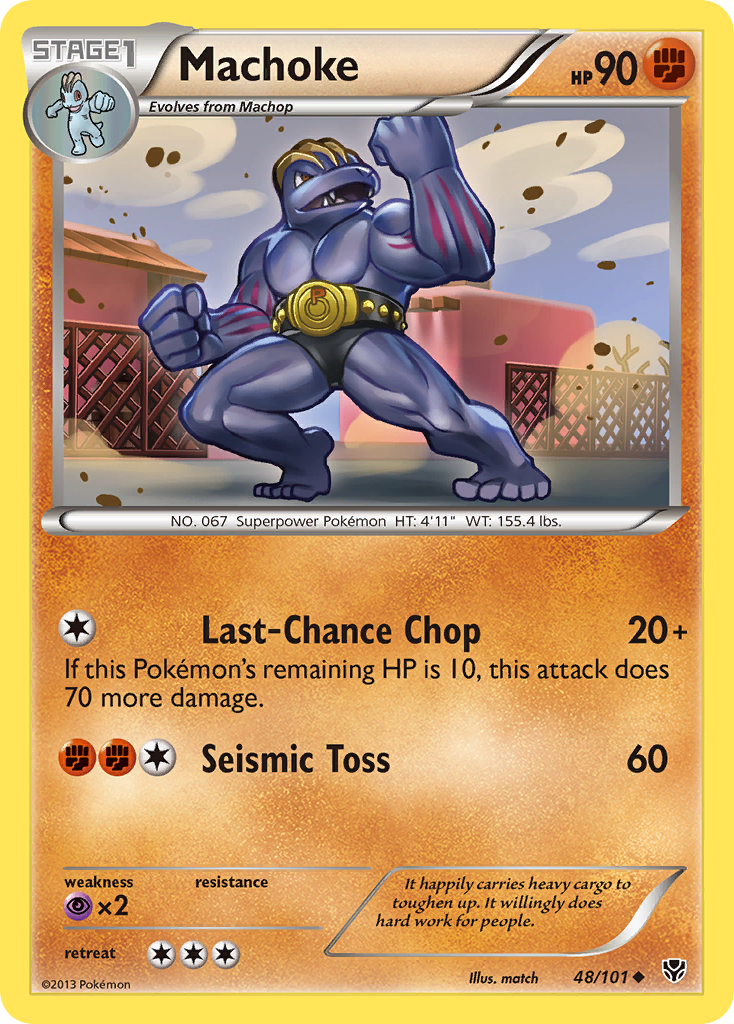 Machoke  Plasma Blast - Uncommon