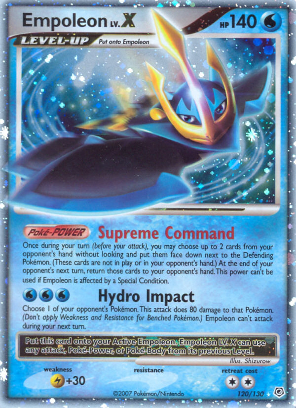 Empoleon LV.X  - Holofoil Diamond and Pearl - Ultra Rare
