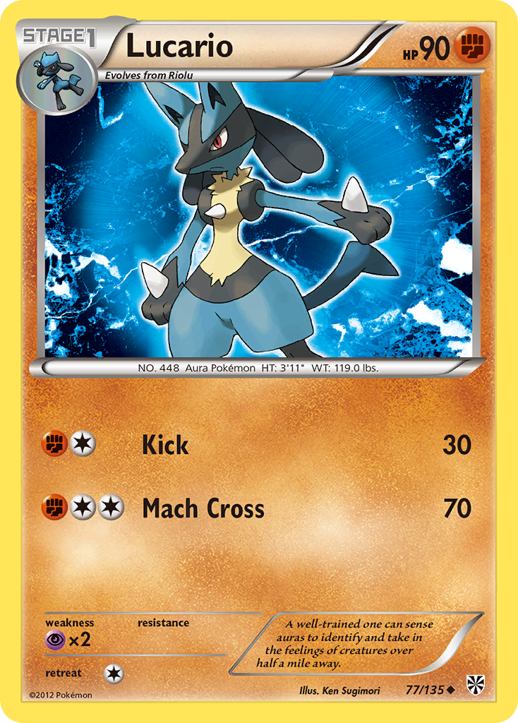Lucario (77)  Plasma Storm - Uncommon