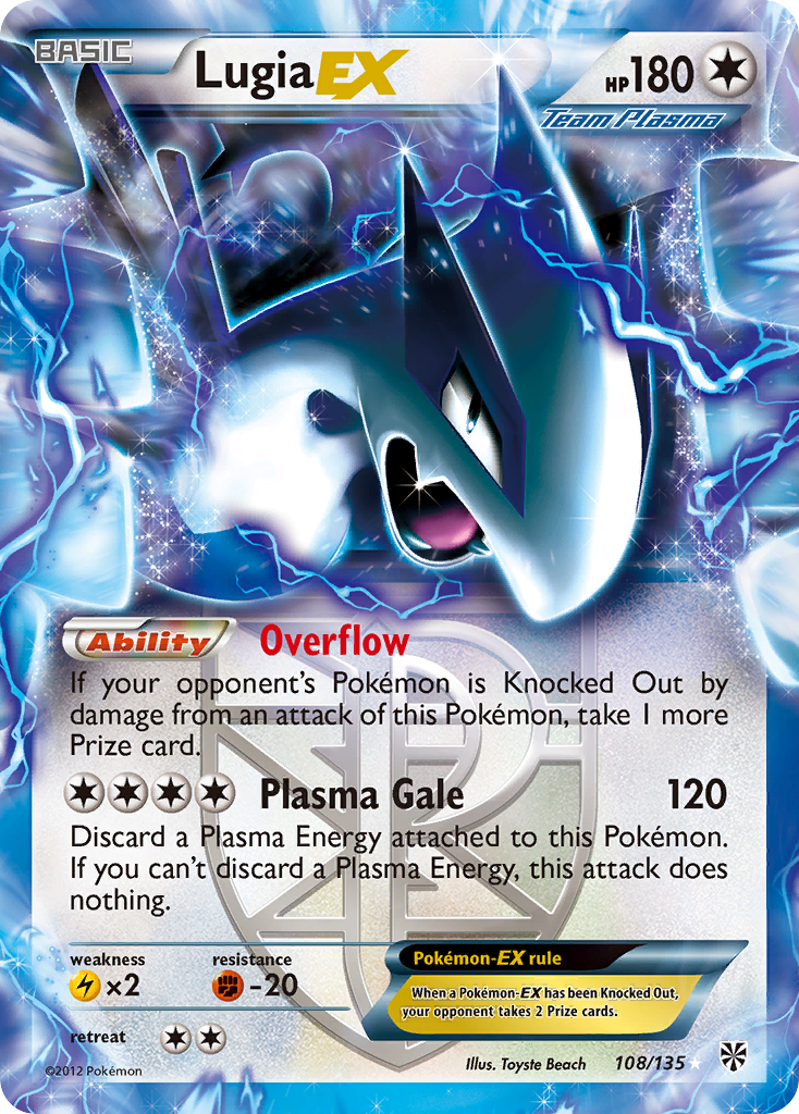 Lugia EX (Team Plasma)  - Holofoil Plasma Storm - Ultra Rare