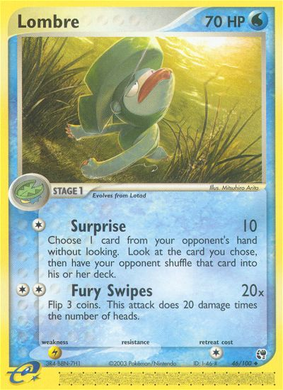 Lombre - 46/100/100  Sandstorm - Uncommon