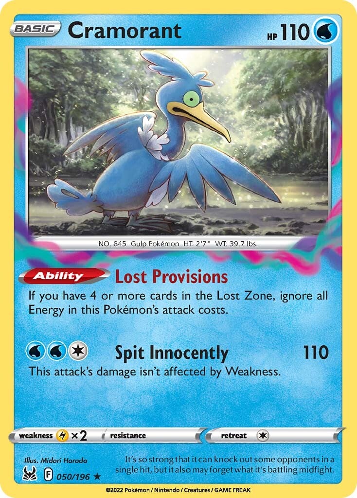 Cramorant 050  SWSH11 Lost Origin - Rare