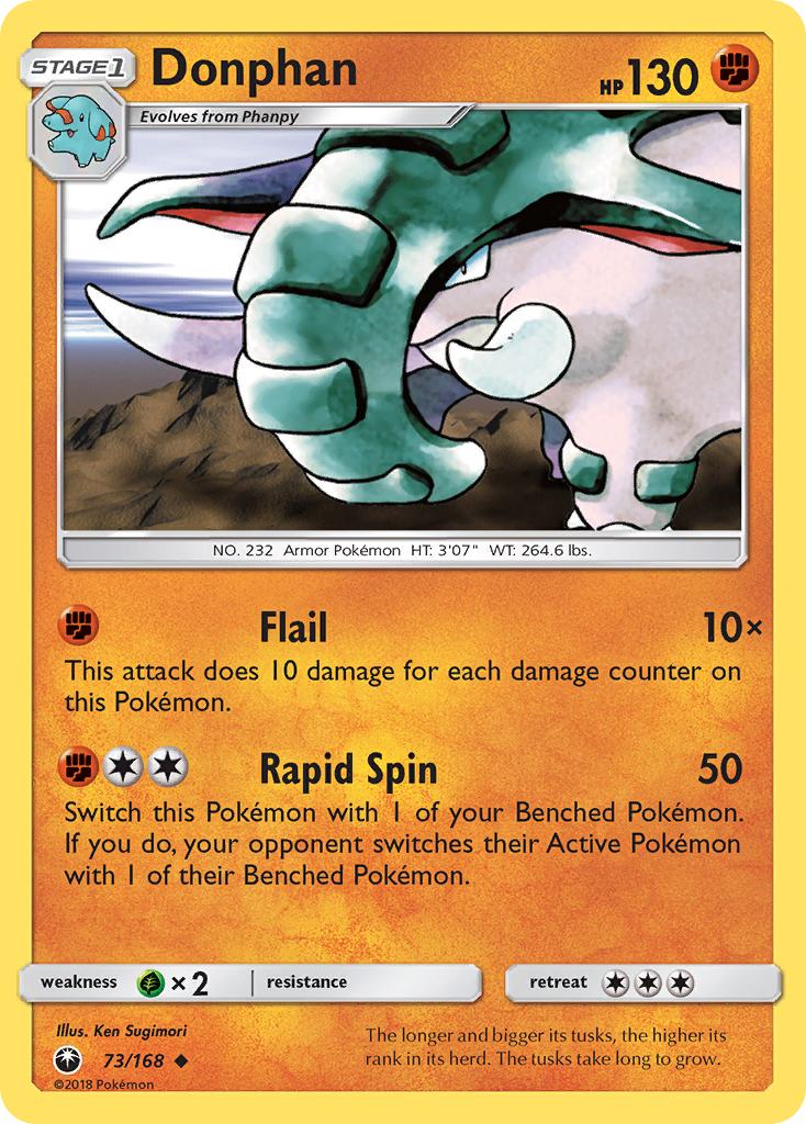 Donphan  SM  Celestial Storm - Uncommon