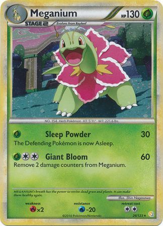 Meganium 026/123  - Holofoil Deck Exclusives - Holo Rare