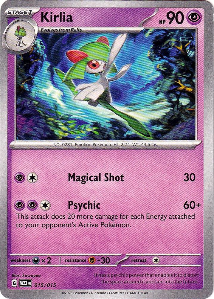 Kirlia 015  McDonalds Promos 2023 - Promo