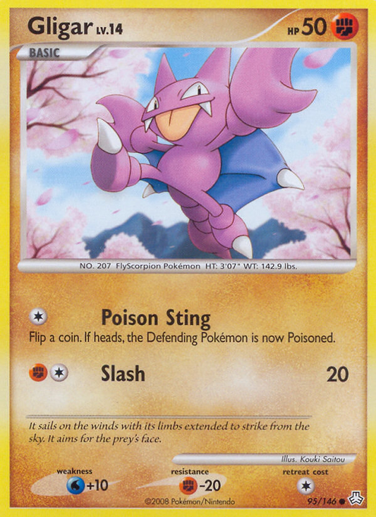Gligar (95)  Legends Awakened - Common