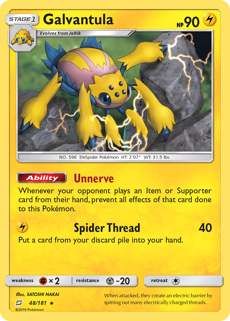 Galvantula  SM  Team Up - Rare