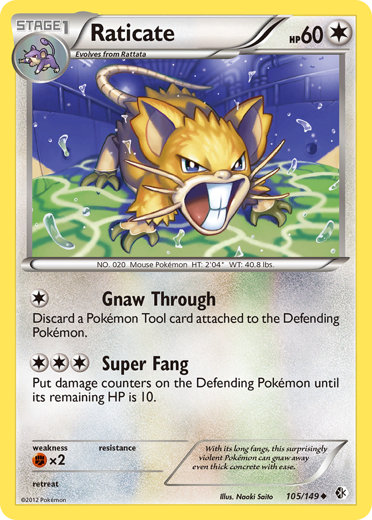 Raticate  Boundaries Crossed - Uncommon