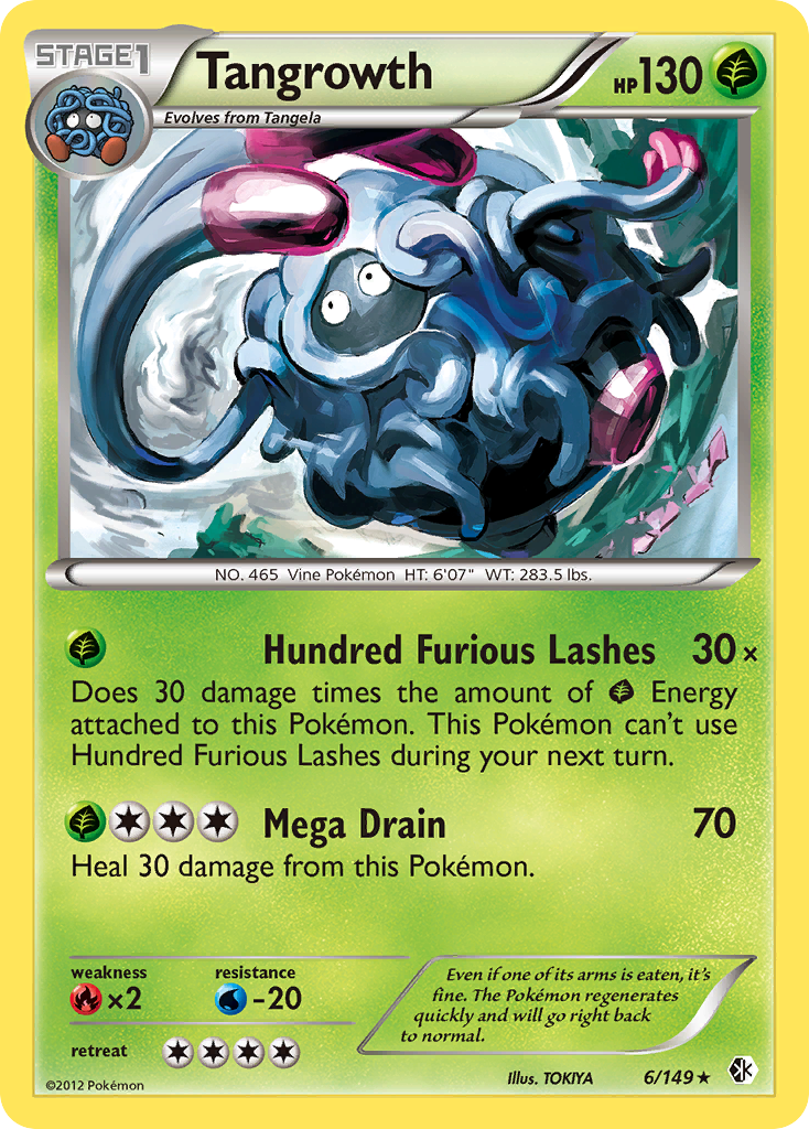 Tangrowth  - Holofoil Boundaries Crossed - Holo Rare