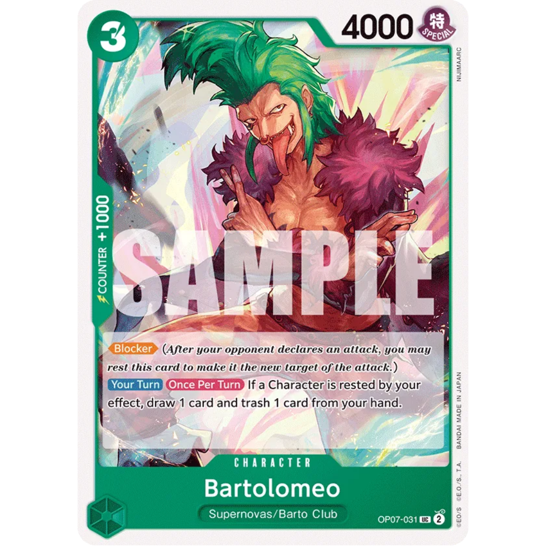 Bartolomeo (Reprint) (OP07-031) - Starter Deck 24: GREEN Jewelry Bonney