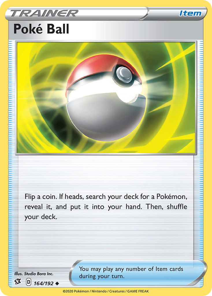 Poke Ball 164  SWSH02 Rebel Clash - Uncommon