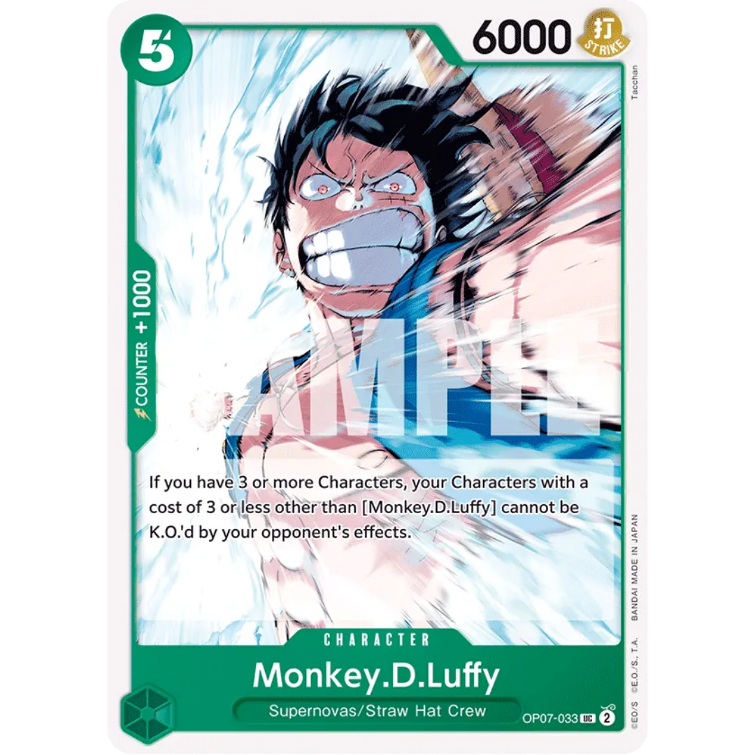Monkey.D.Luffy (Reprint) (OP07-033) - Starter Deck 24: GREEN Jewelry Bonney