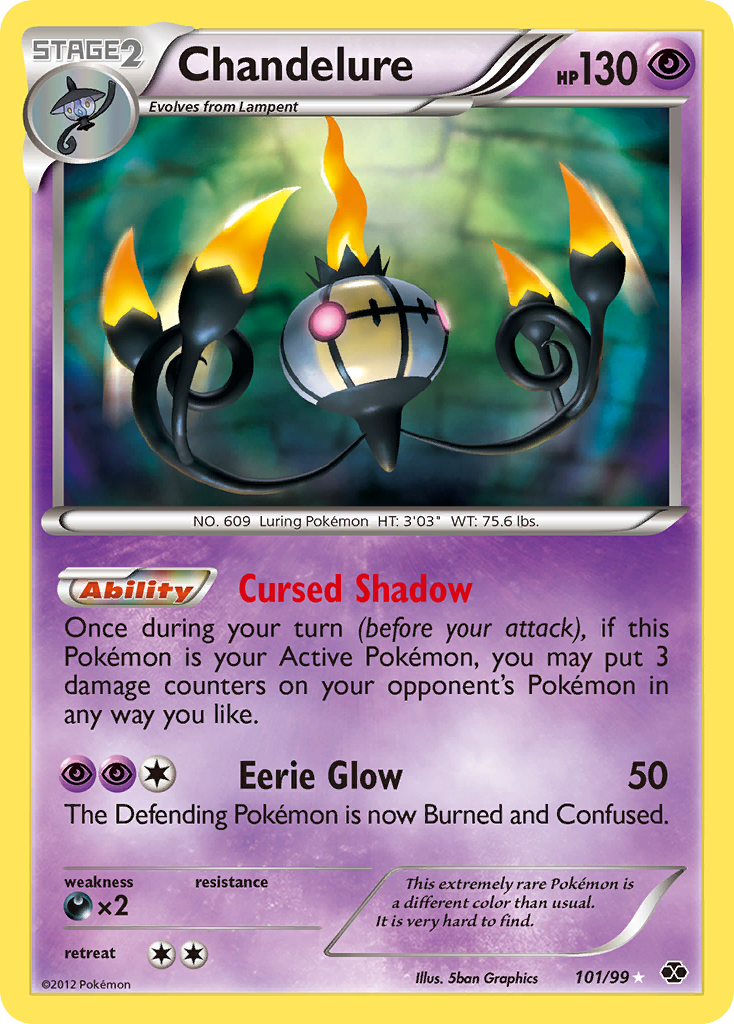 Chandelure (Secret)  - Holofoil Next Destinies - Secret Rare
