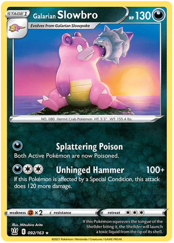 Galarian Slowbro 092  SWSH05 Battle Styles - Rare
