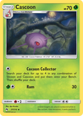 Cascoon/214  SM  Lost Thunder - Uncommon