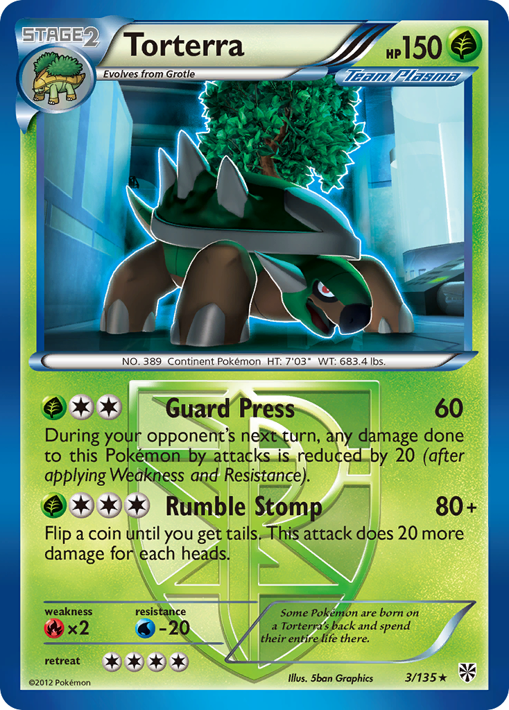 Torterra (Team Plasma)  Plasma Storm - Rare