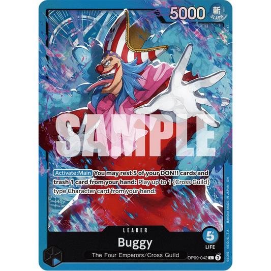 Buggy (OP09-042) (OP09-042) - Starter Deck 25: BLUE Buggy Foil