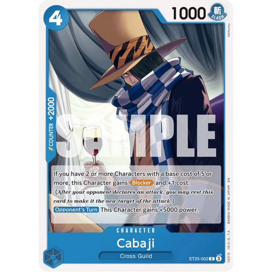 Cabaji (Reprint) (OP09-045) - Starter Deck 25: BLUE Buggy