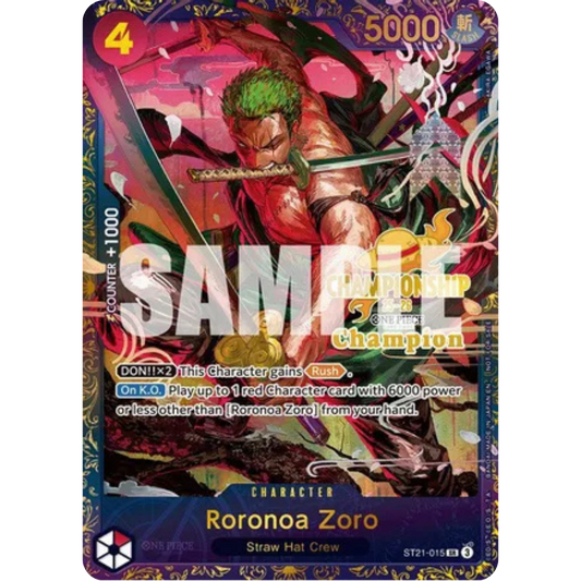Roronoa Zoro (CS 25-26 1st Place) (ST21-015) - One Piece Promotion Cards Foil