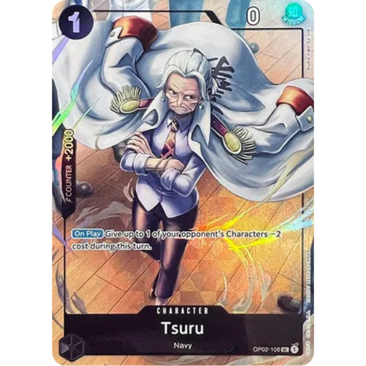 Tsuru (Premium Card Collection -Best Selection Vol. 1-) (OP02-106) - One Piece Promotion Cards Foil