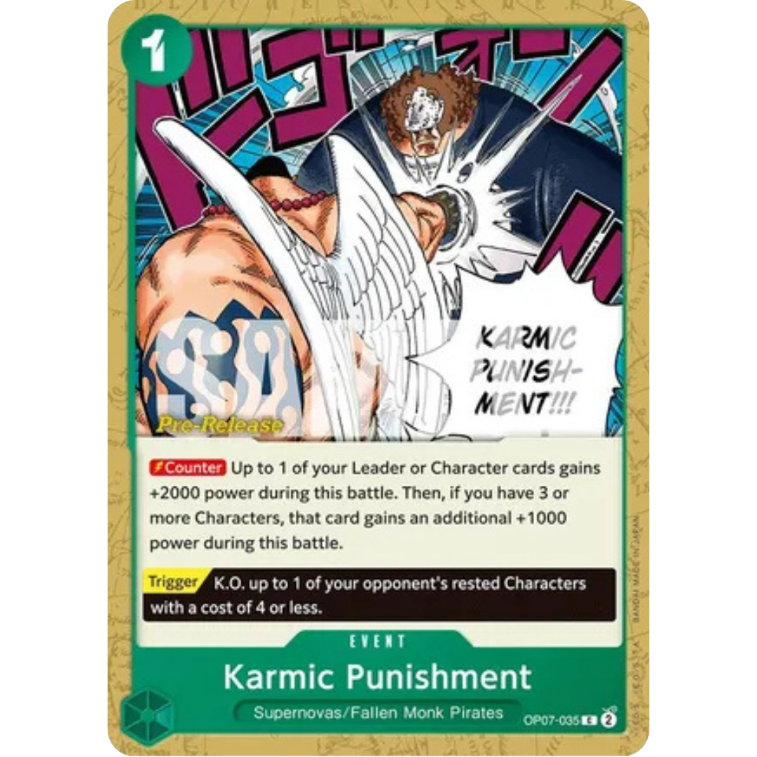 Karmic Punishment (OP07-035) - 500 Years in the Future Pre-Release Cards