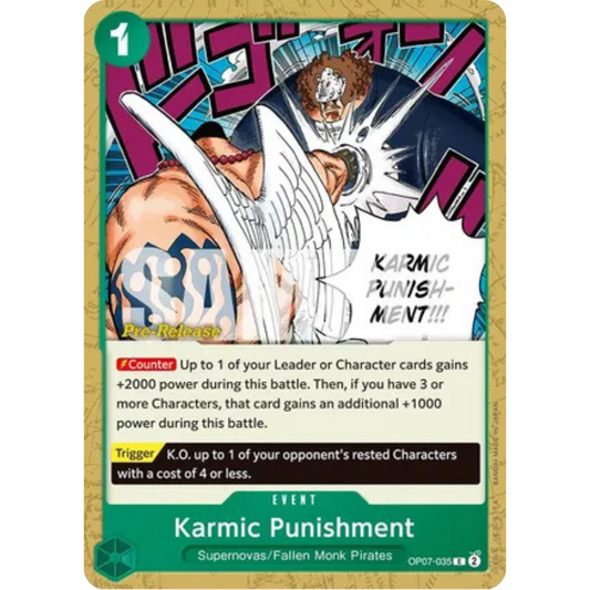 Karmic Punishment (OP07-035) - 500 Years in the Future Pre-Release Cards