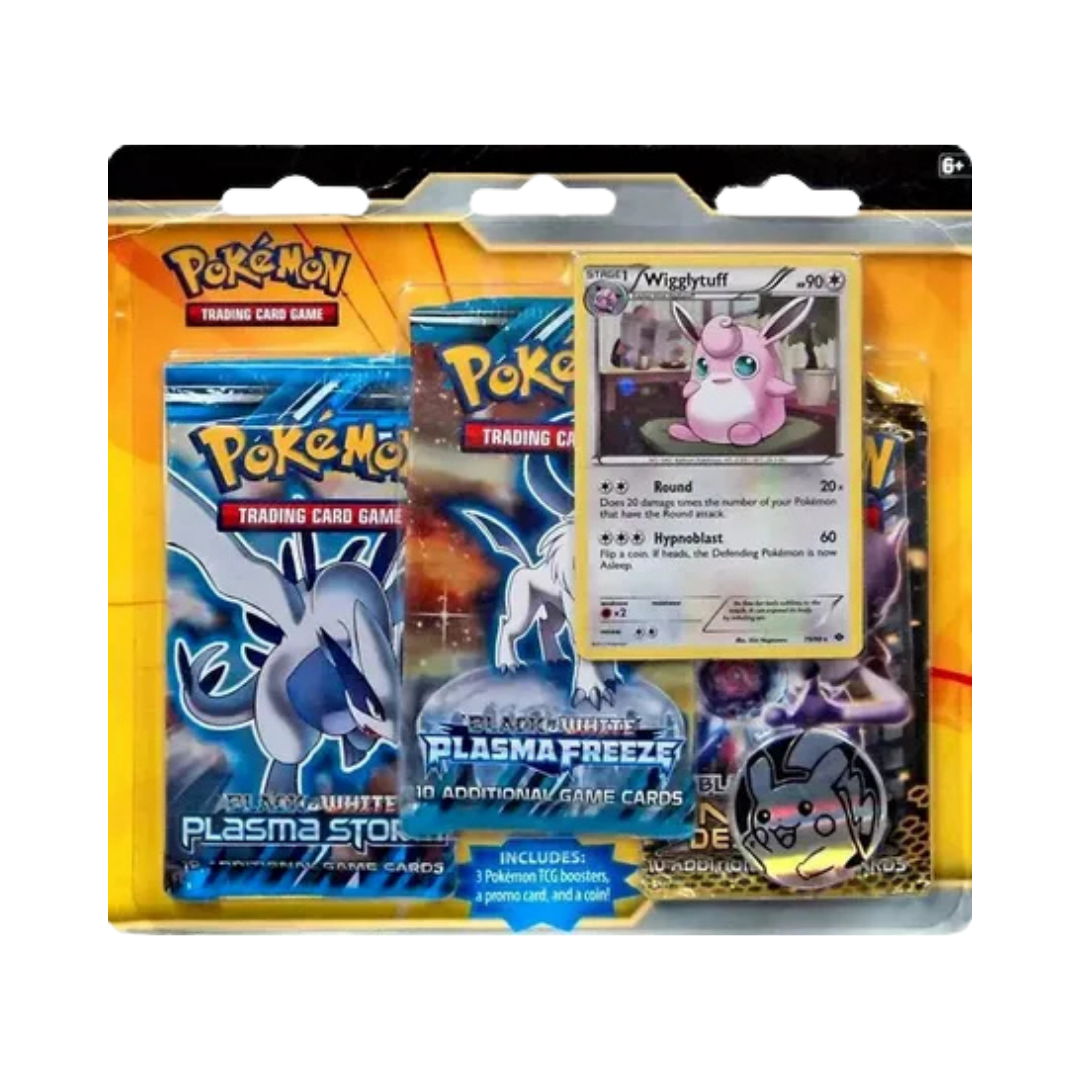 Black & White 3 Pack Booster Blister Special Edition [Wigglytuff]